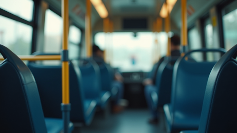 Close-up view of a vehicle interior showing safety features like handrails and seat belts