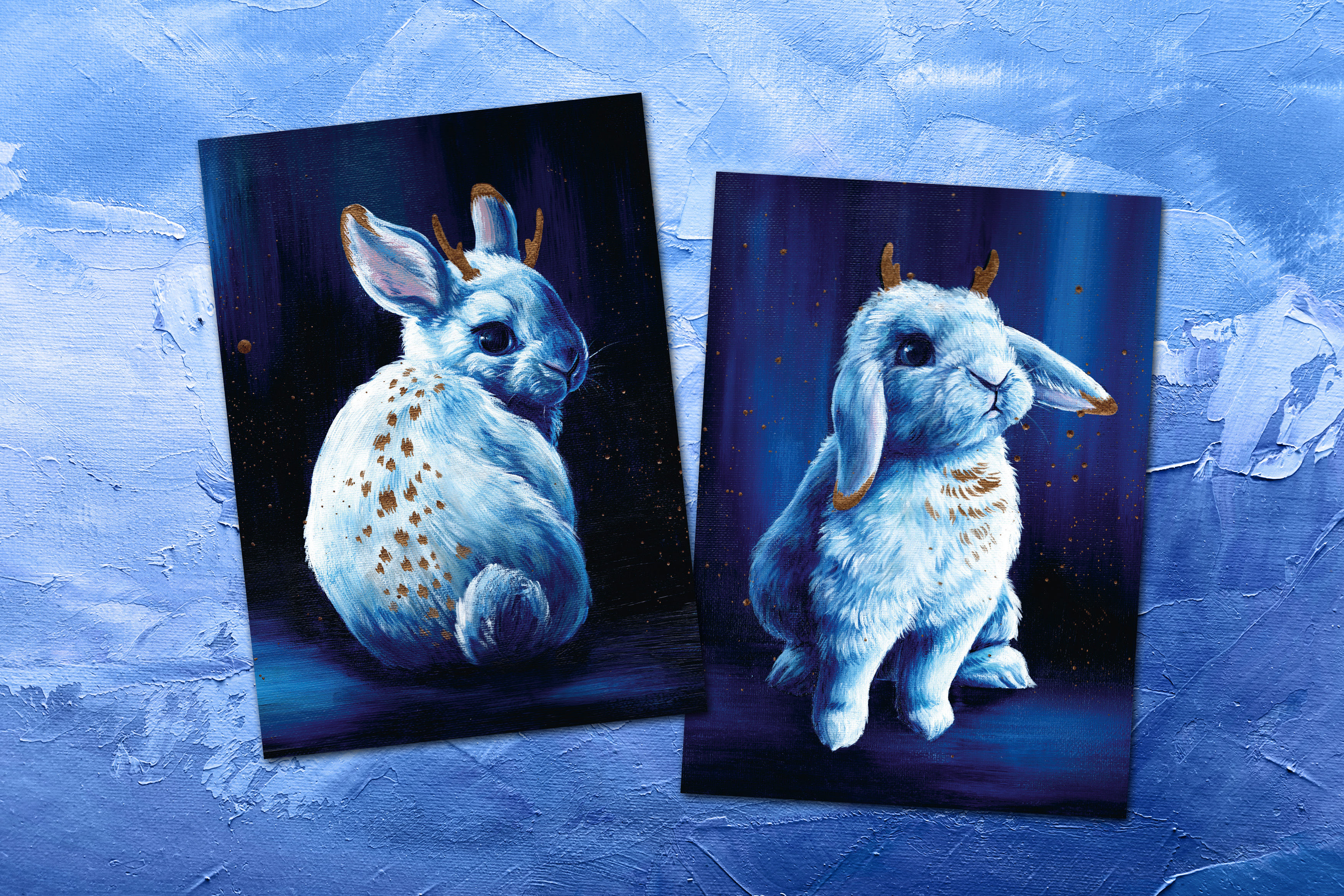 Postcards "Jackalope Bunnies"