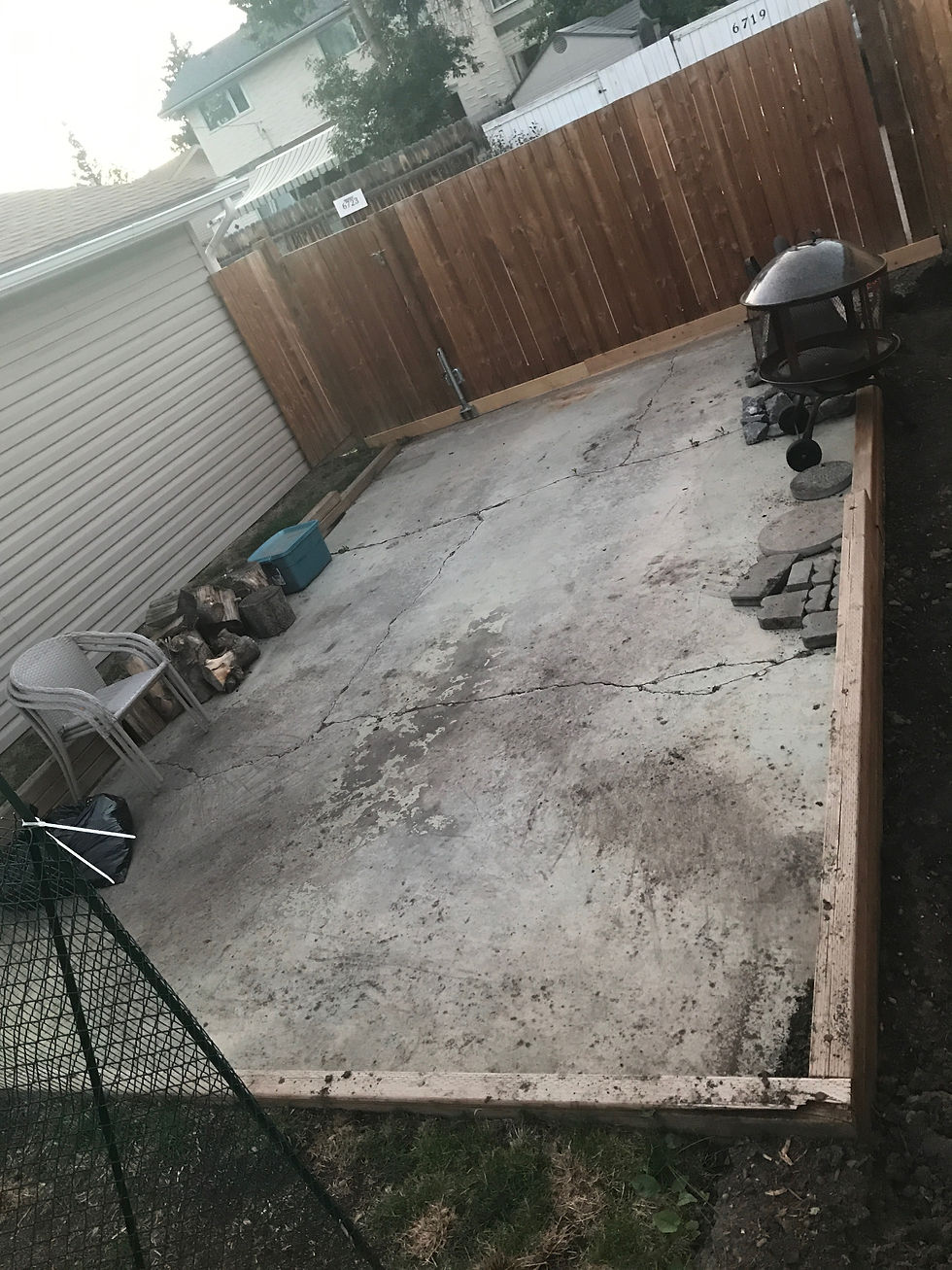Concrete pad breakout and removal 1