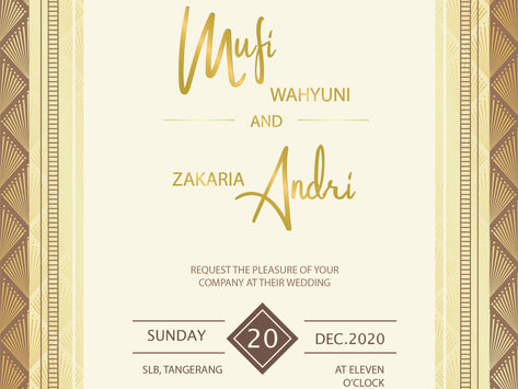 10 TIPS DESAIN UNTUK MEMBUAT UNDANGAN PERNIKAHAN YANG MENAKJUBKAN