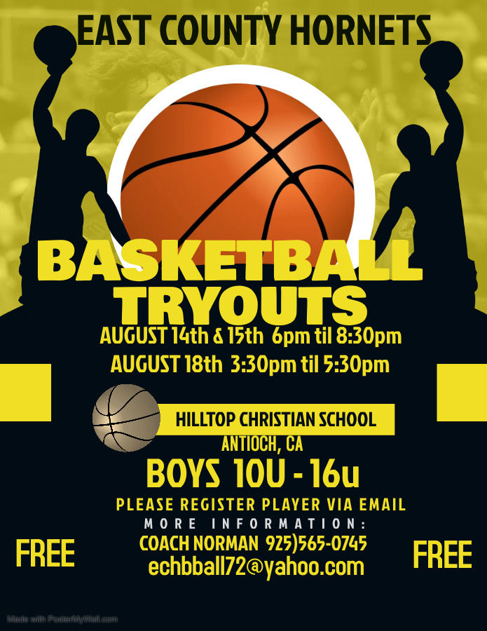 Boys 10u - 16u Tryouts