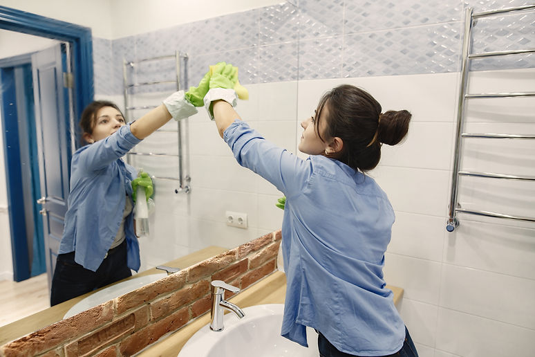 housewife-woking-home-lady-blue-shirt-wo