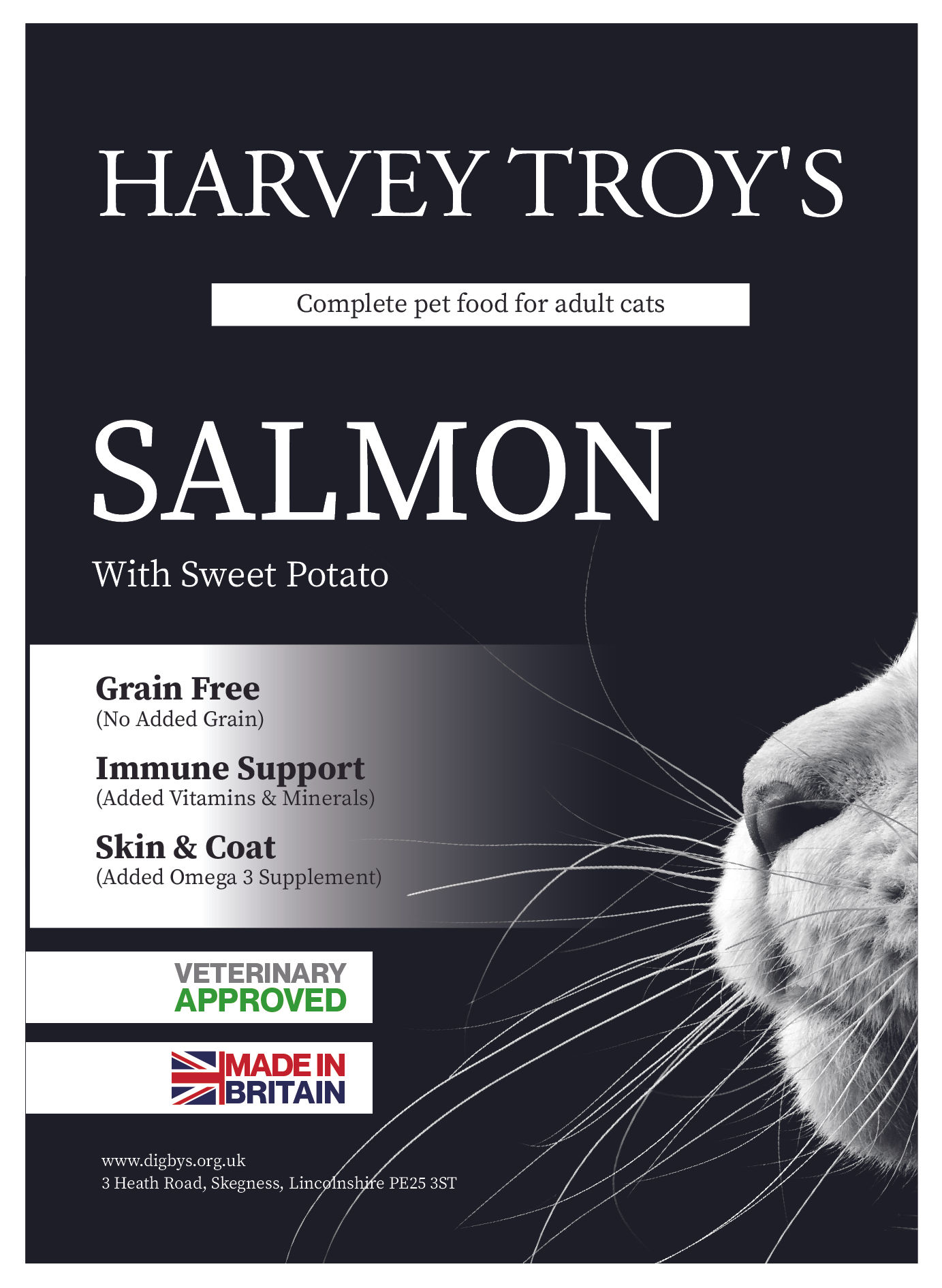 Harvey Troys Grain Free Salmon  Adult