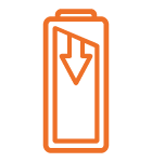 Long-lasting, low self-discharge 18650 Li-Ion battery for heavy duty use