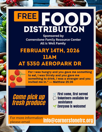 Orange Professional Free Food Distribution Flyer (us Letter) - Made with PosterMyWall(6).j