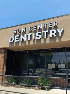Exterior Sign of Sun Center Dentistry Rancho Cordova Dentist
