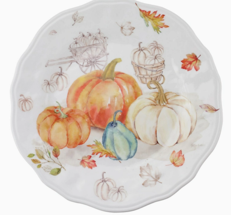 Pumpkin Season 11" Melamine Plate