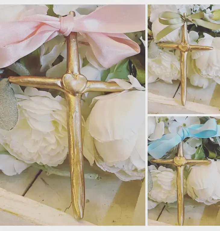 Gold Gilded Cross of Hope