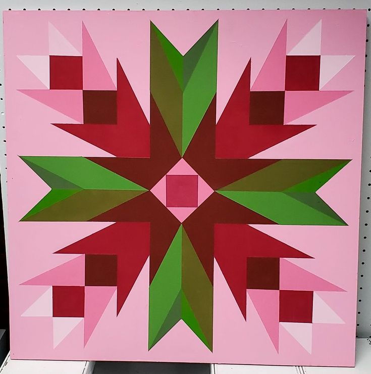 Barn Quilt Painting - Spring in Bloom