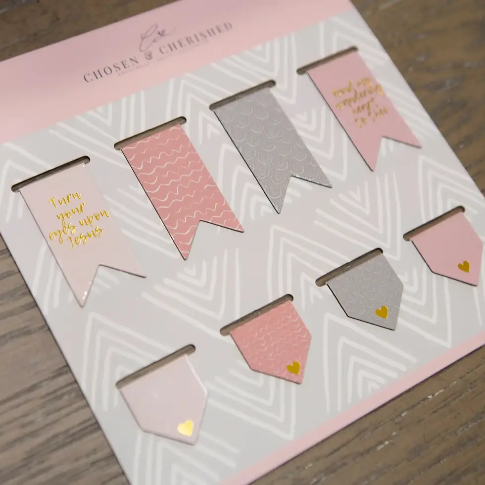 Thumbnail: Magnetic Christian Bookmarks | Set of Bible Bookmarks