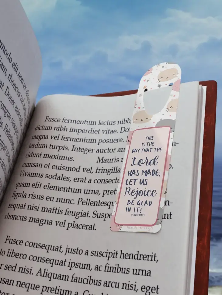 Thumbnail: Metal Christian Bookmark
