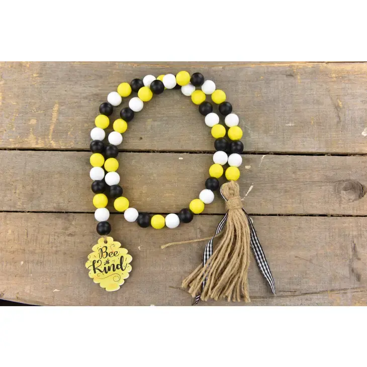 Honey Bee Beaded Garland 38in
