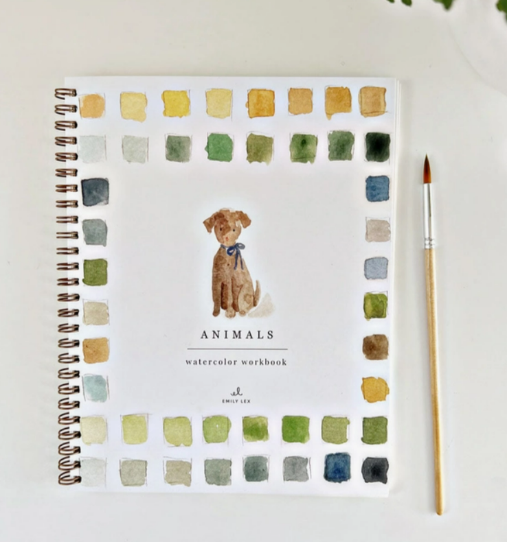 Animals Watercolor Workbook