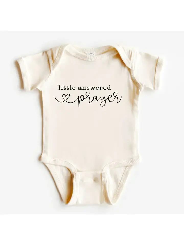Little Answered Prayer Baby Bodysuit