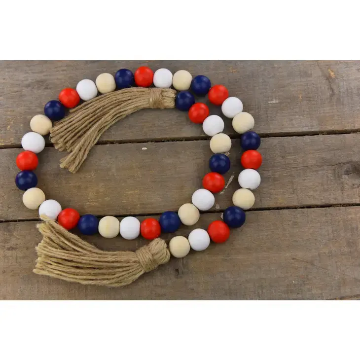 Americana Beaded Strand 37in