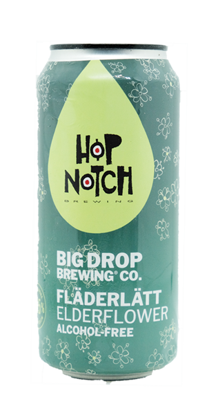 Big Drop Brewing Co: Fladerlatt Elderflower IPA 0.5% ABV non alcoholic beer