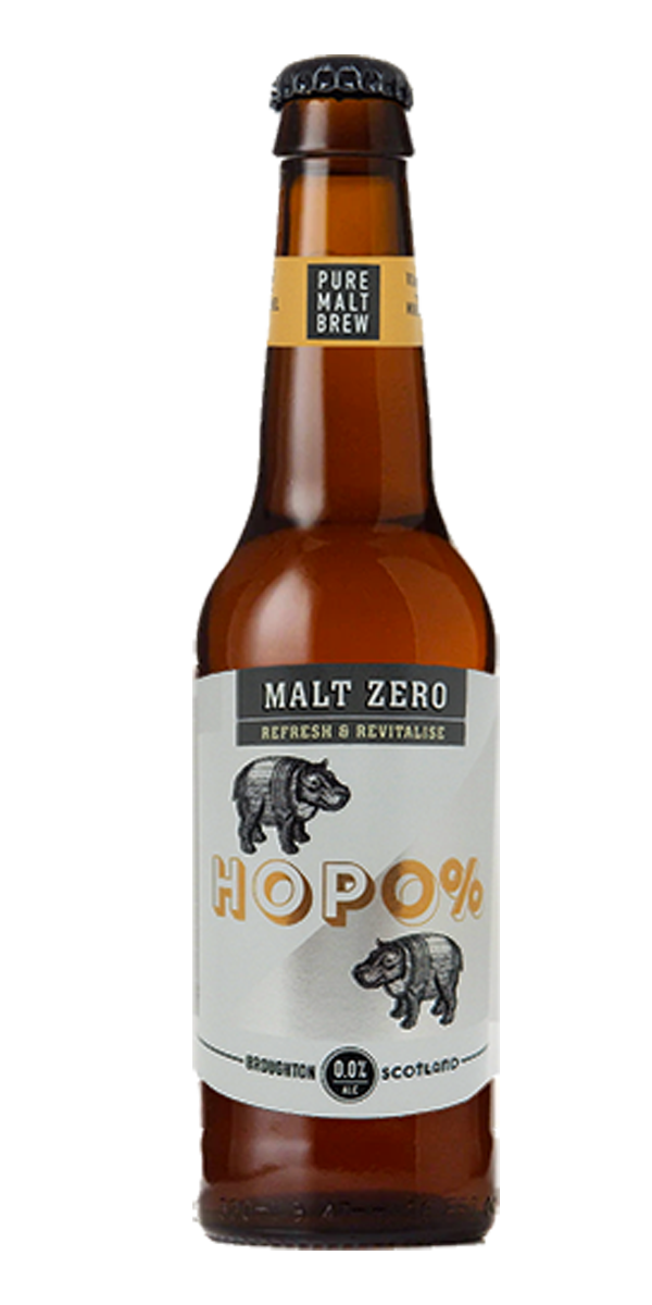 Broughton Ales: HOPO% Malt Zero alcohol free