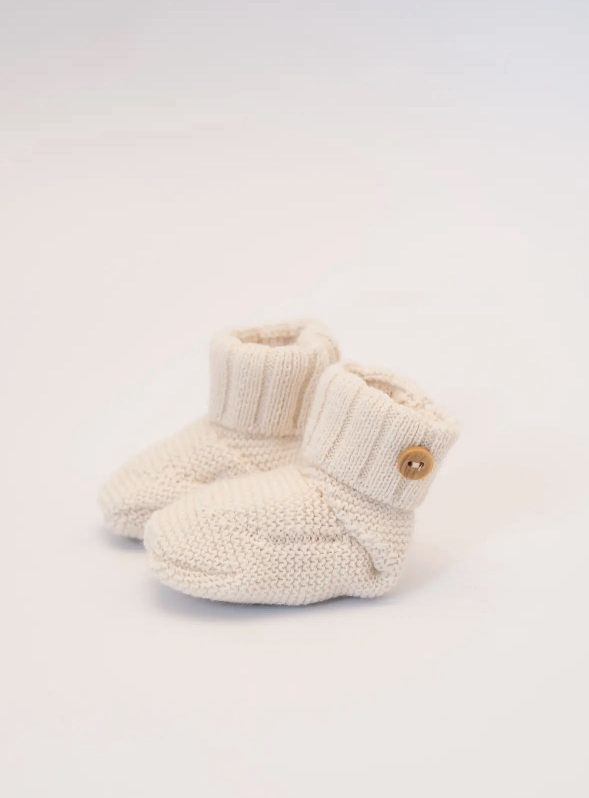 Chaussons de naissance en laine