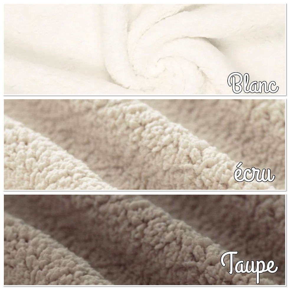 Miniature : Kit Sieste Personnalisé Brodé Couverture Maternelle Double Gaze & Sherpa