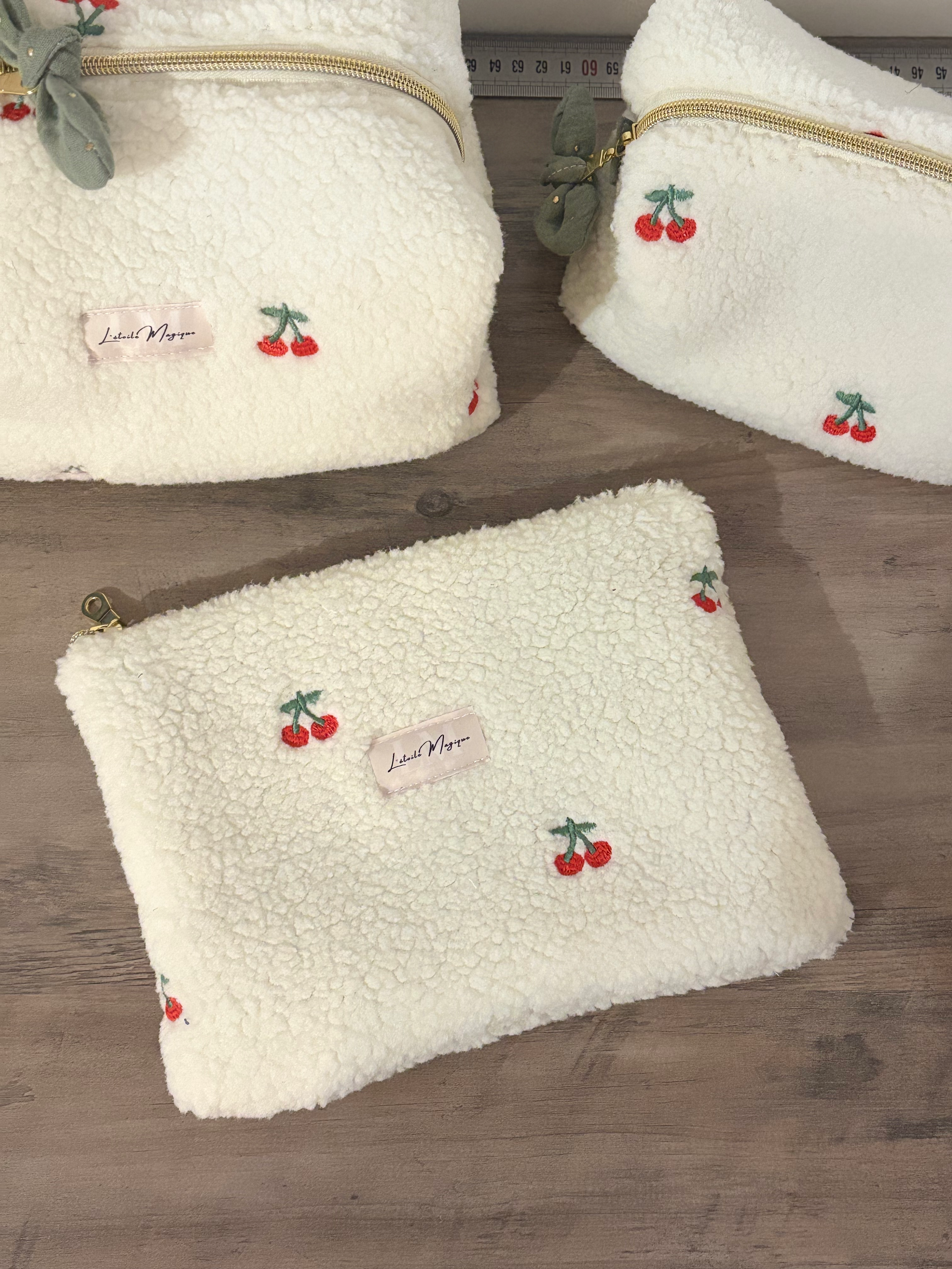 Trousse / pochette plate Cherries 🍒 
