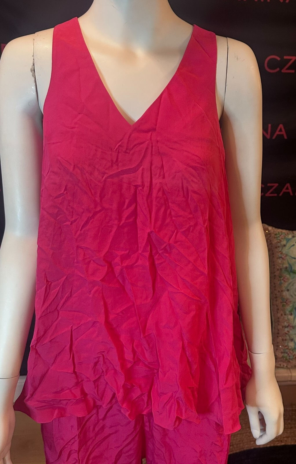 Czarina - Simply Pink Tank Top.