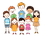 icon sketch elementary school kids  various races.png