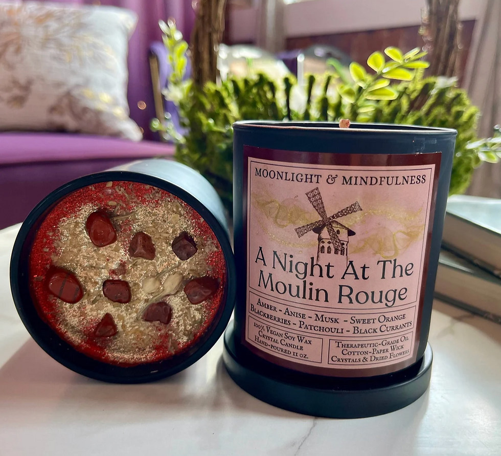 Thumbnail: A Night at the Moulin Rouge Soy Wax Crystal candle