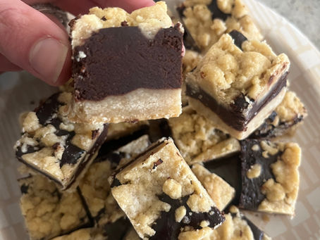Shortbread Fudge Bars (Vegan & GF)