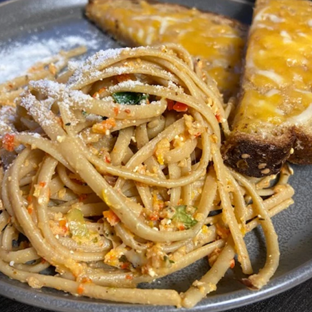 Creamy Red Pepper Feta Sauce