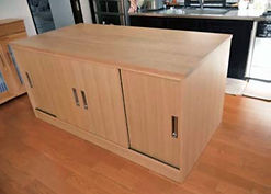 手打ちうどん用テーブル兼収納棚