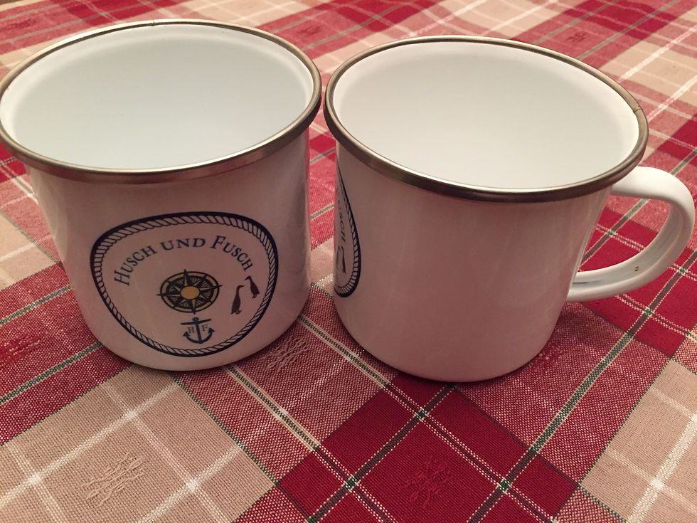 H&F Emaille-Tasse
