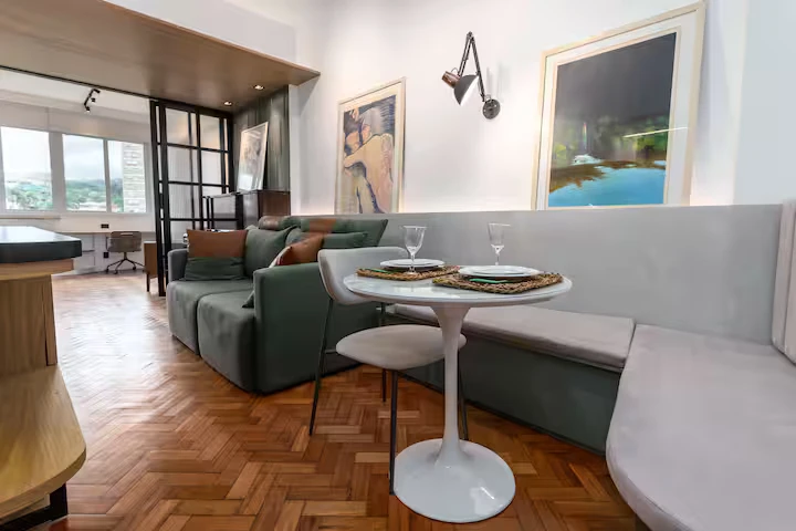 Miniatura: Curta Leblon 31: Studio lindo entre a praia e a Lagoa