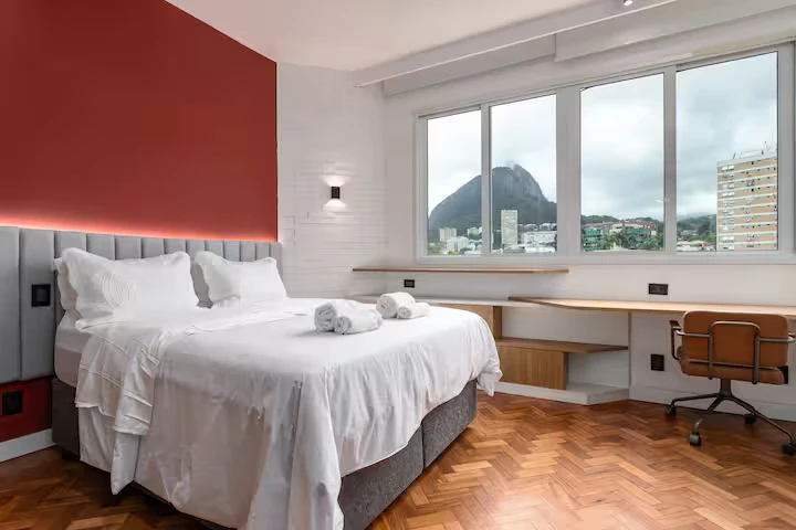 Miniatura: Curta Leblon 31: Studio lindo entre a praia e a Lagoa