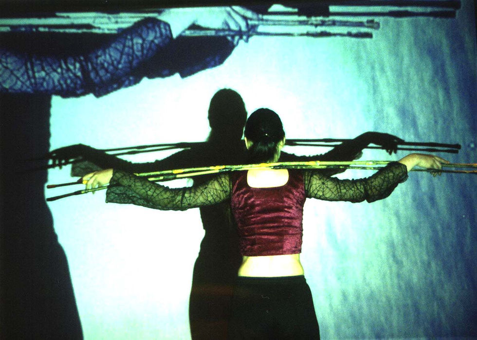 Naïve simple experiments in a video / live mix done cheaply