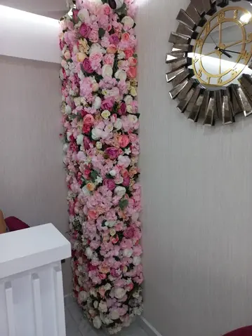 izmir yapay çiçek duvar kaplama