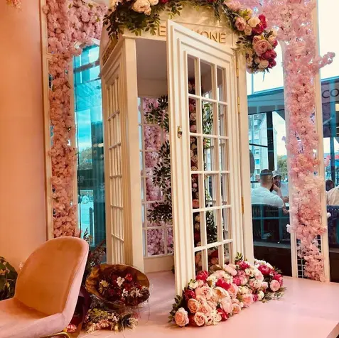 yapay çiçek duvar kaplama