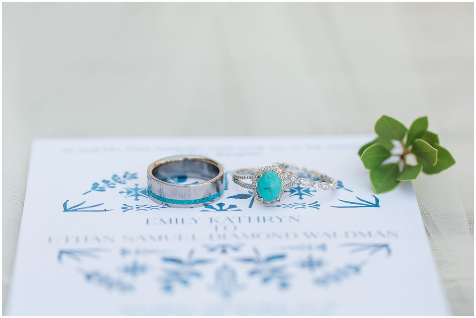 Wedding at Los Poblanos. Summer wedding New mexico. Outdoor wedding venue albuquerque. New Mexico Wedding Photographer. turquoise wedding rings