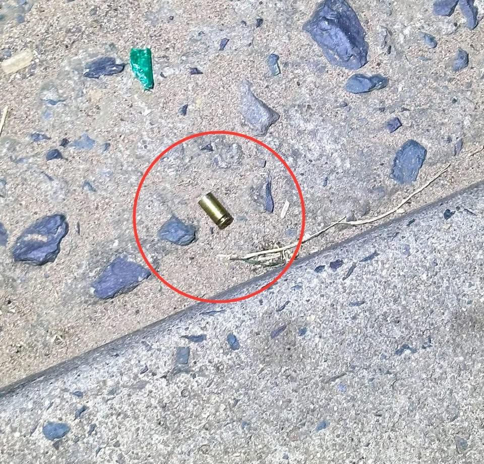Empty bullet shell