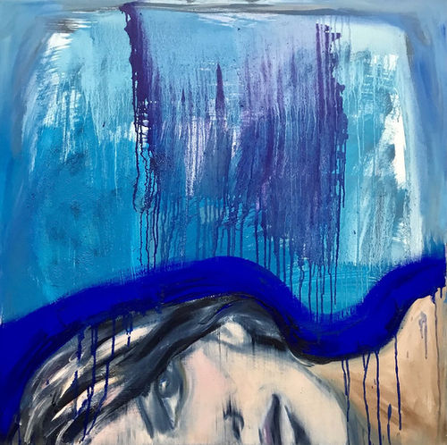 Blue rain