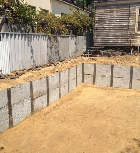 King post walls process 2