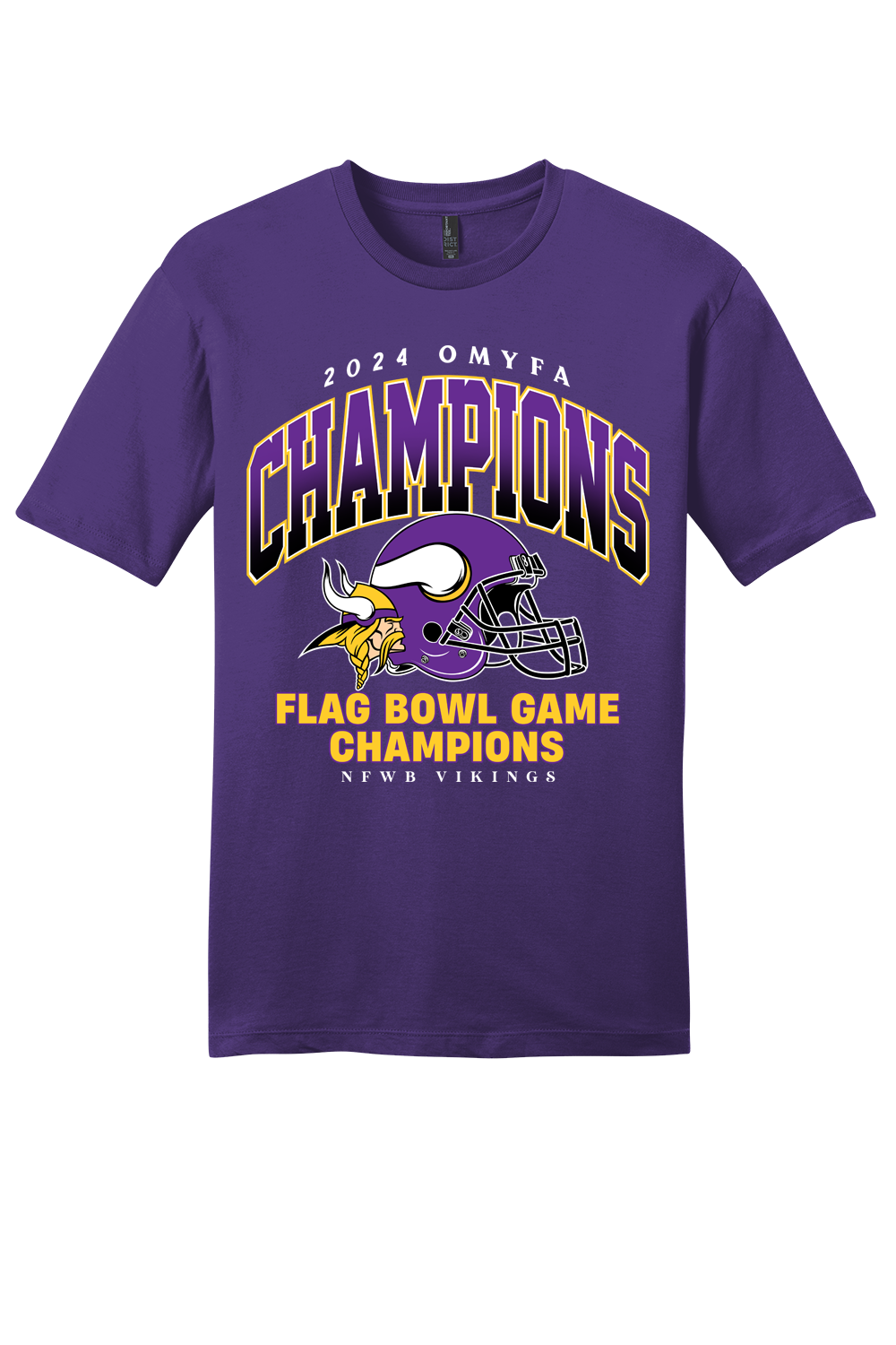 NFWB FLAG SUPERBOWL CHAMPS TEE