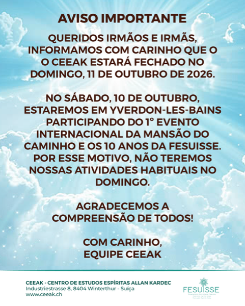AVISO IMPORTANTE