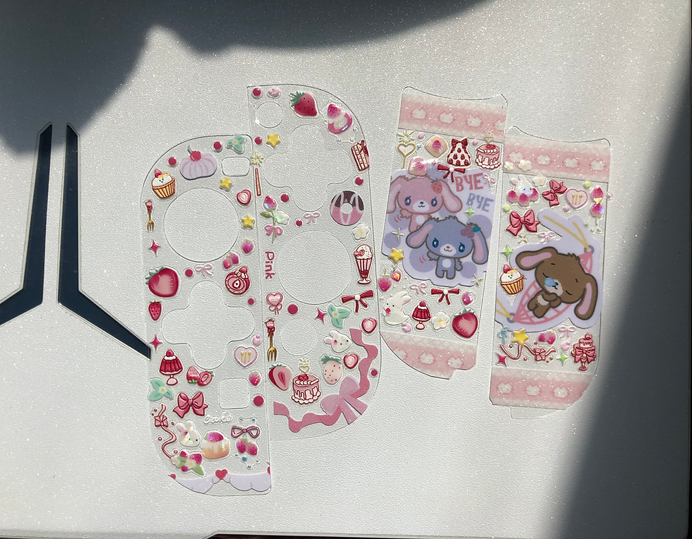 Thumbnail: Cute sugar bunnies goo sticky case 