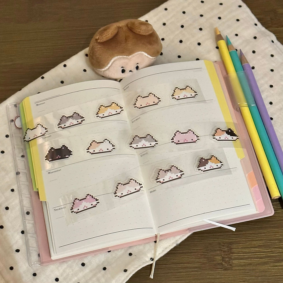 Thumbnail: New cute separated & sticker sheet | 一月小岛