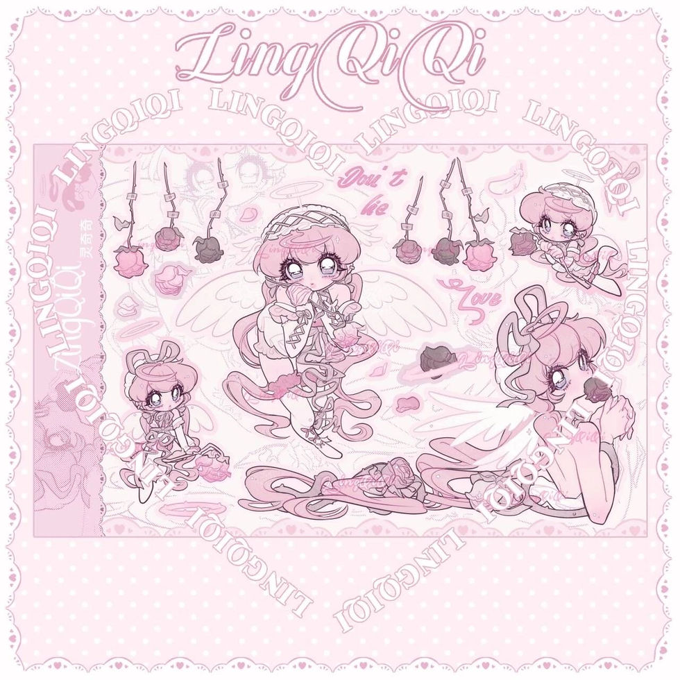 Thumbnail: Kawaii goo sticky case collection LingQiQi