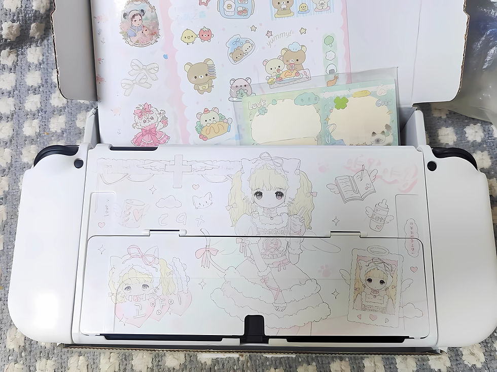 Thumbnail: Cute transparent matte case for SWITCH OLED/SWTICH