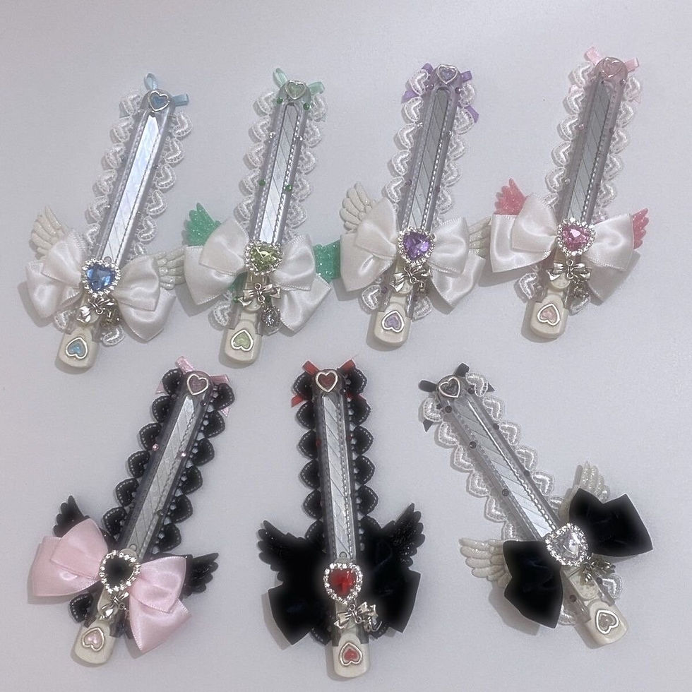 Thumbnail: kawaii custom pearl lace craft utility knife