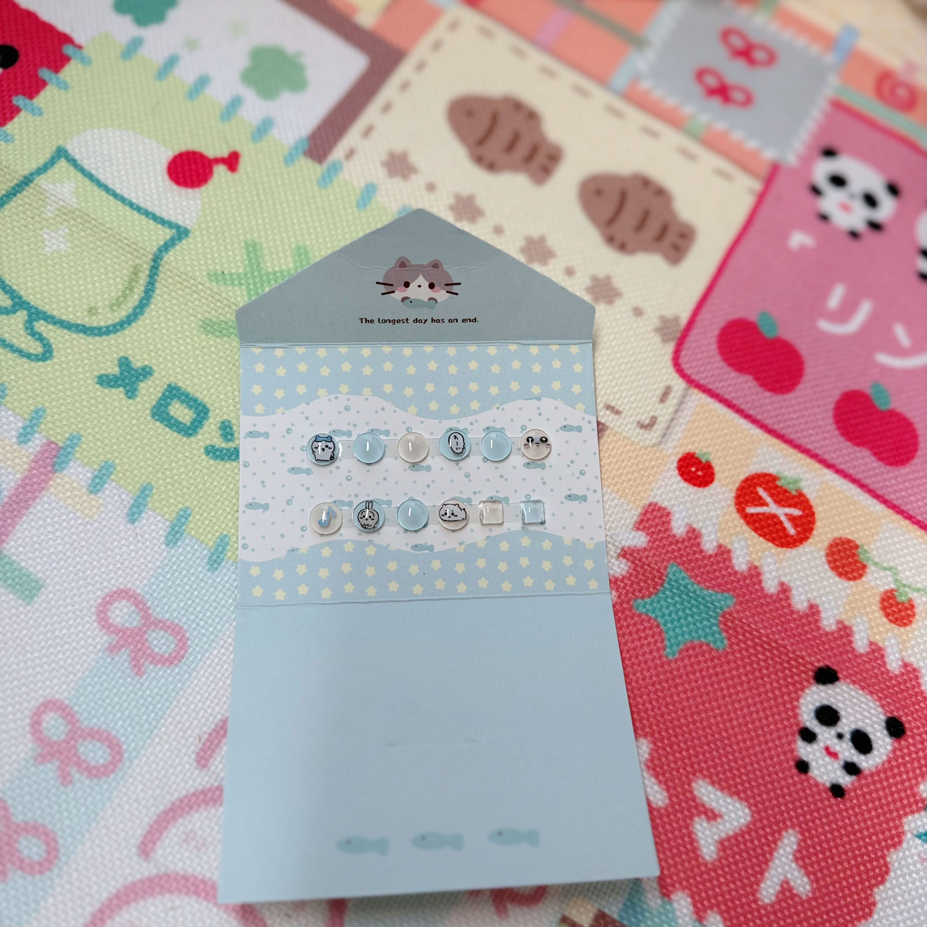 Cute sticky enhance pads set for switch 