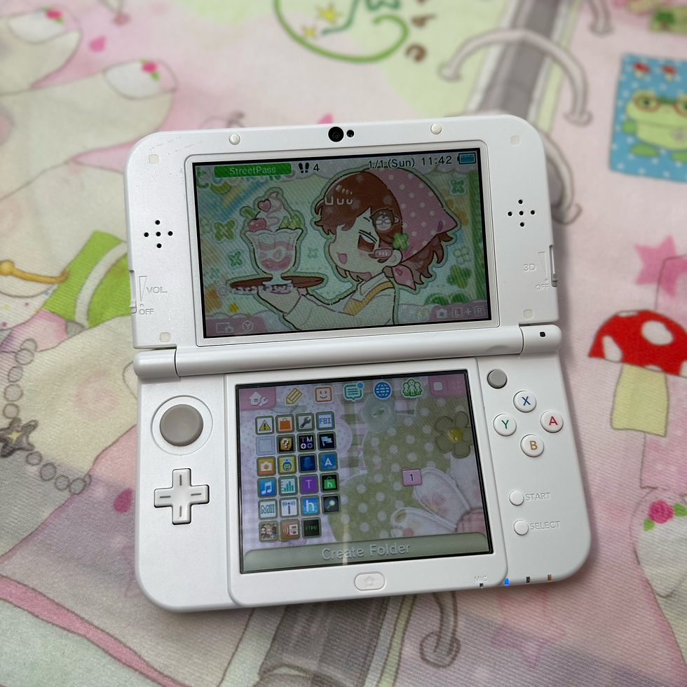 Thumbnail: White NEW 3DS LL +128G IPS+TN (1355) 