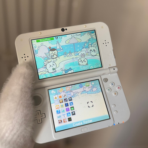 White NEW 3DS LL +128G IPS+TN (2332) | Kawaiifanfans